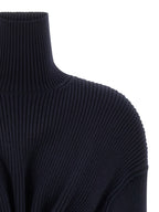 Balenciaga Blue Wool Short Dress