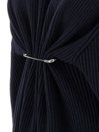 Balenciaga Blue Wool Short Dress