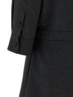 Gucci Gray Wool Short Dress