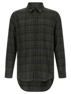Saint Laurent Bicolor Cotton Blouse
