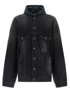 Balenciaga Black Cotton Denim Jacket