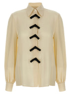 Valentino Garavani Beige Silk Blouse