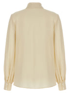 Valentino Garavani Beige Silk Blouse