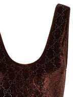 Gucci Brown Polyamide Bodysuit