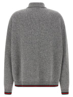 Gucci Gray Wool Cardigan