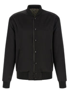 Balmain Black Polyamide Bomber