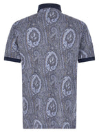 Etro Blue Cotton Polo Shirt