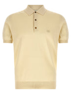 Etro Beige Cotton Polo Shirt