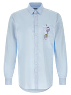 Moschino Blue Cotton Blouse