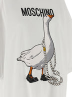 Moschino White Cotton Short Dress
