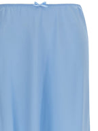 Moschino Blue Acetate Midi Skirt