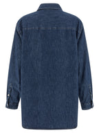 Valentino Garavani Blue Cotton Blouse