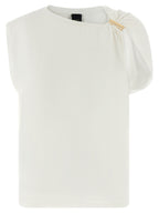 PINKO White Cotton T-Shirt