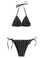Moschino Bicolor Polyester Bikini