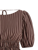 PINKO Brown Viscose Pattern Shirt