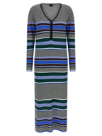 PINKO Multicolor Viscose Long Dress