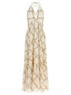 Twinset White Cotton Long Dress