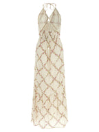 Twinset White Cotton Long Dress