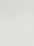 Balmain White Cotton Tank Tops