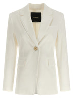 PINKO White Linen Blazer