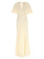 Twinset White Cotton Long Dress
