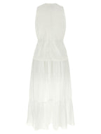 PINKO White Cotton Long Dress