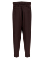Saint Laurent Purple Wool Casual Pants