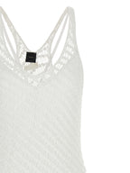PINKO White Polyester Long Dress