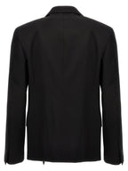 Off-White Black Wool Blazer