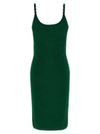 Versace Bicolor Viscose Midi Dress