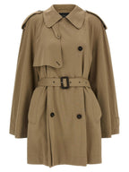 Balenciaga Beige Cotton Coat