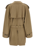 Balenciaga Beige Cotton Coat