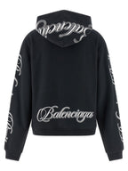 Balenciaga Black Cotton Sweatshirt