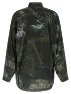 Balenciaga Black Viscose Blouse