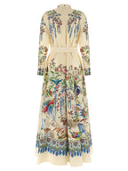 Etro Multicolor Cotton Long Dress