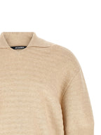 Jacquemus Beige Cotton Polo Shirt