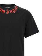Palm Angels Black Cotton T-Shirt