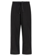 Balenciaga Black Cotton Chino Pants
