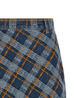 Vivienne Westwood Blue Cotton Long Skirt