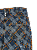 Vivienne Westwood Blue Cotton Long Skirt