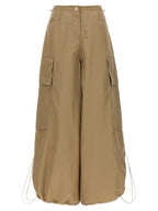 Palm Angels Beige Polyamide Casual Pants