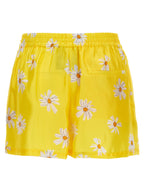 Moschino Bicolor Silk Bermuda Shorts