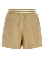 Moschino Beige Cotton Bermuda Shorts