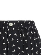 Moschino Bicolor Silk Bermuda Shorts
