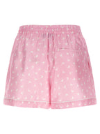 Moschino Multicolor Silk Bermuda Shorts