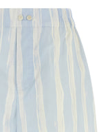 Jacquemus Blue Linen Bermuda Shorts
