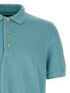 Tom Ford Blue Cotton Polo Shirt