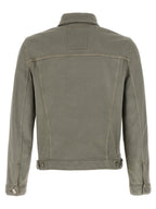 Brunello Cucinelli Gray Cotton Denim Jacket