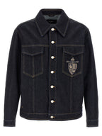 Fendi Blue Cotton Denim Jacket