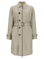 Burberry Gray Satin Coat